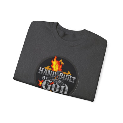 Hand Built by God - Men's Christian Sweatshirt