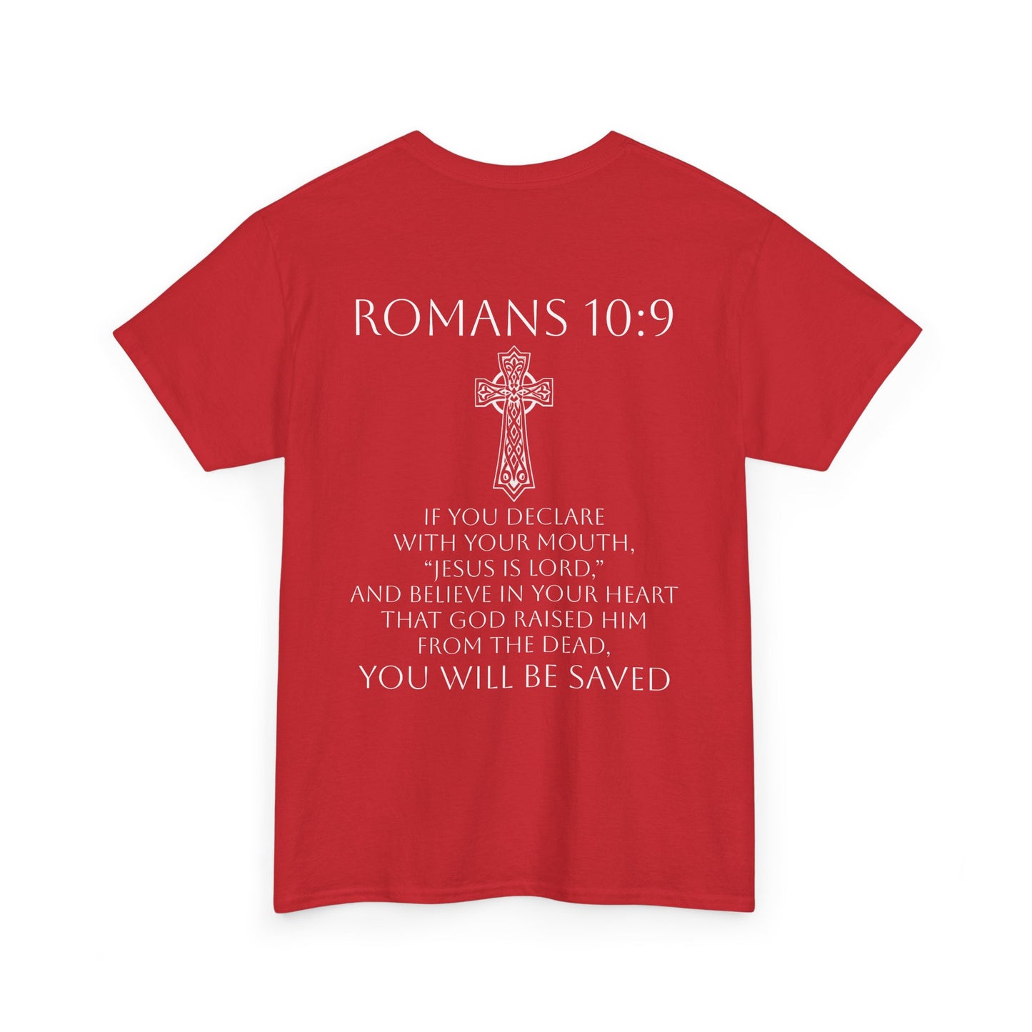 Jesus Is Lord – Men’s Christian Tee (White Lettering)