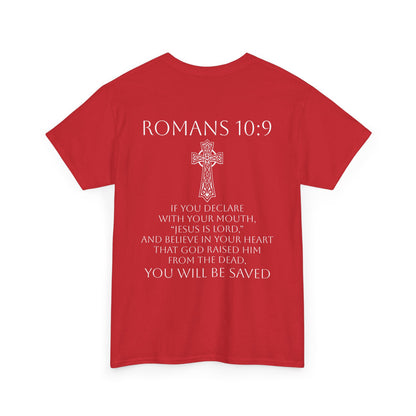 Jesus Is Lord – Men’s Christian Tee (White Lettering)