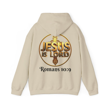 Jesus Is Lord Christian Hoodie – Women’s Bold Faith Streetwear (Dark Lettering)