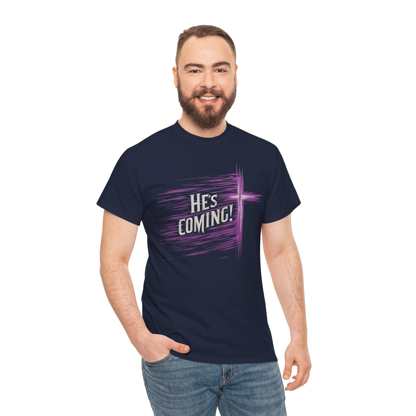 He’s Coming – Bold Christian Men’s Tee