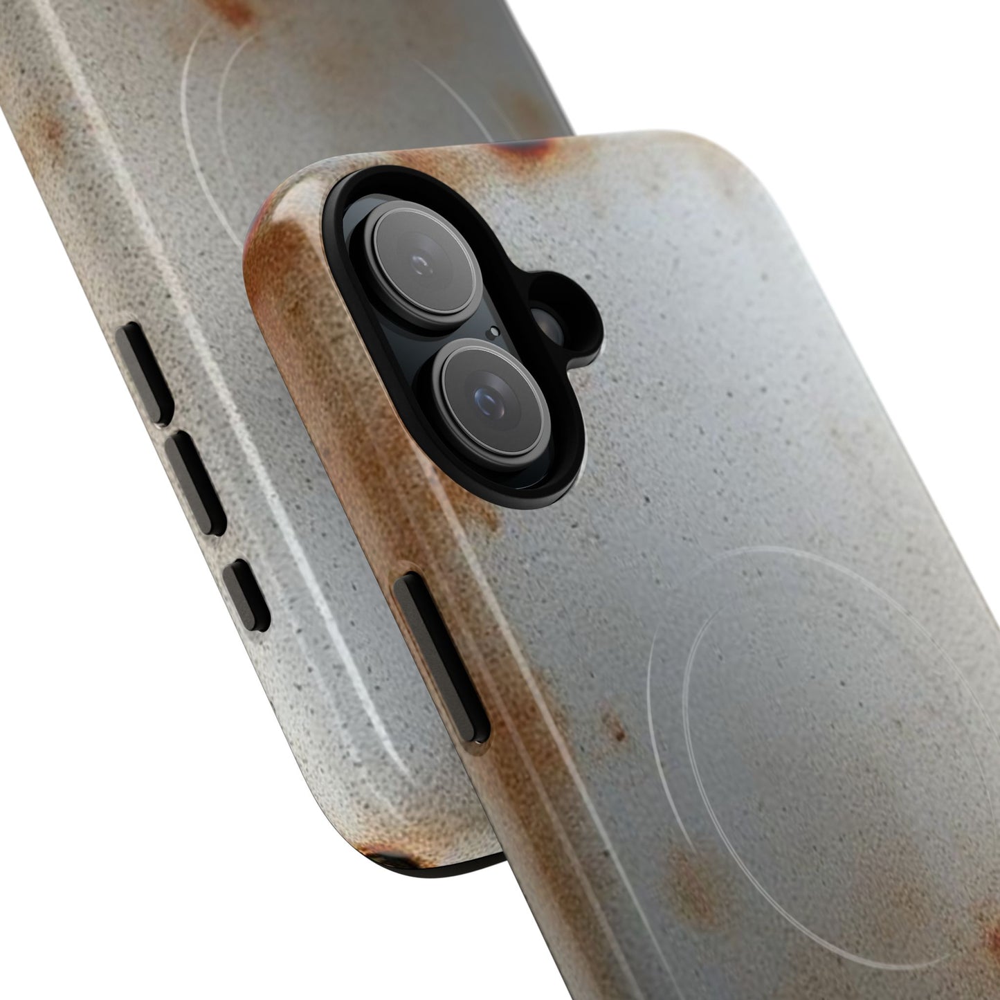 Enduring Faith – Old Metal Finish iPhone Magnetic Tough Case