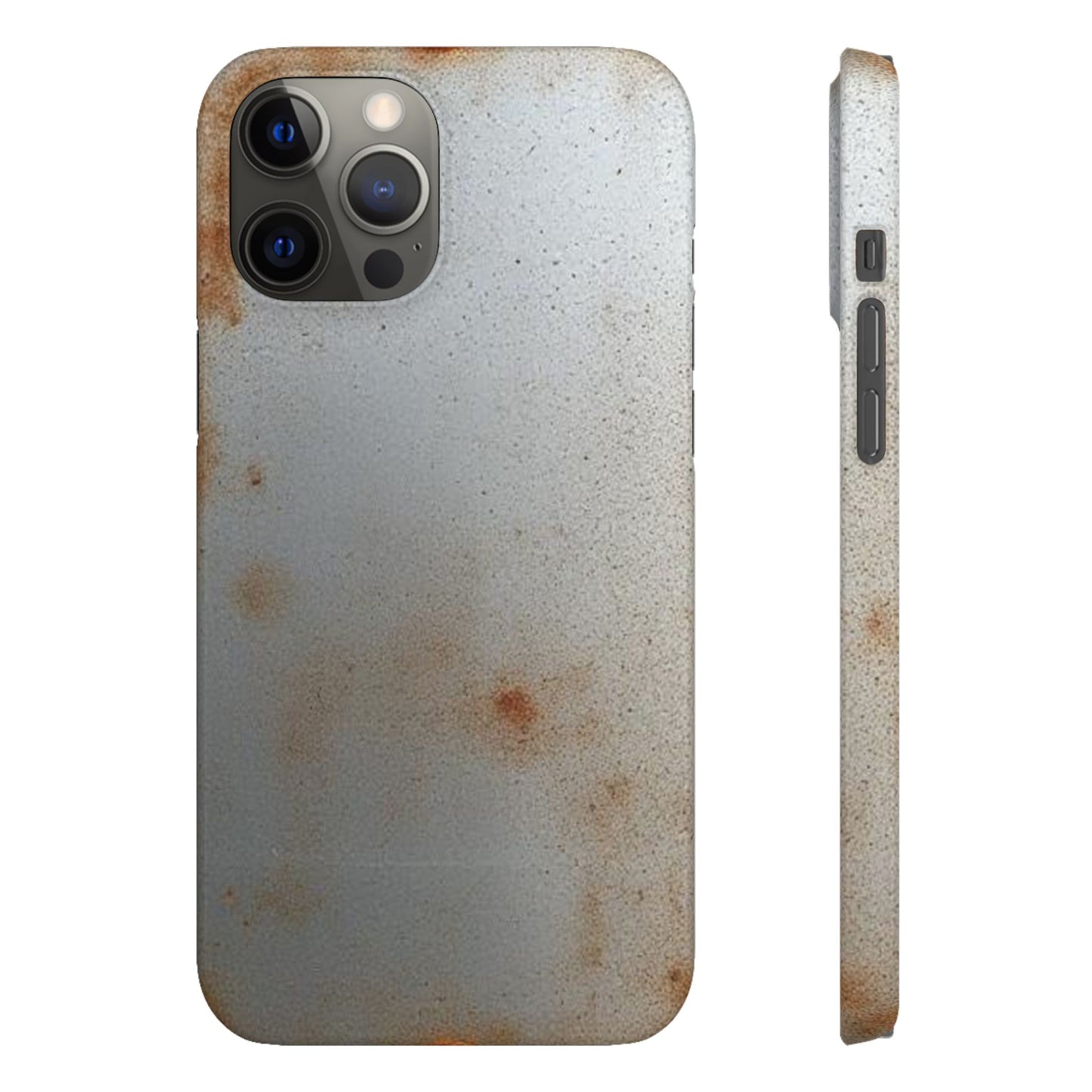 Old Steel Finish iPhone Snap Case