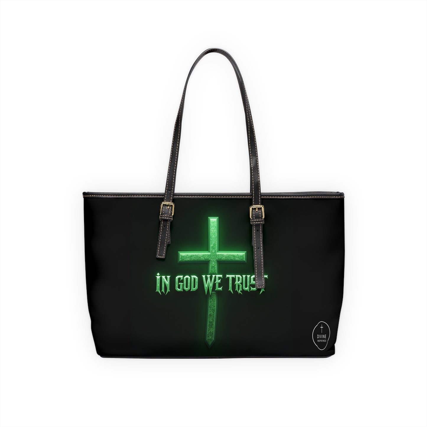 “In God We Trust”  PU Leather Shoulder Bag