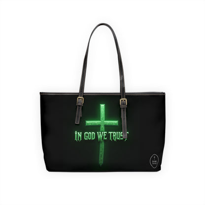 “In God We Trust”  PU Leather Shoulder Bag