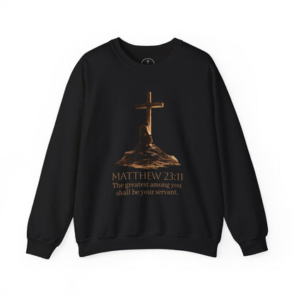 Humble Servant - Men's Christian Sweatshirt (Front Design)