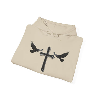 Guided by Grace – Cross & Crows Women’s Hoodie