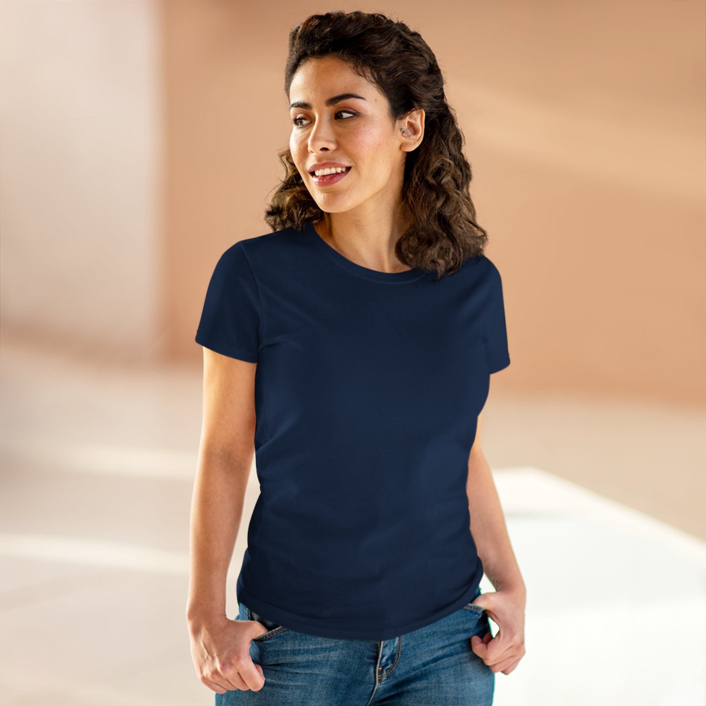 Rooted Grace – Women’s Classic Plain T-Shirt (Light Logo)