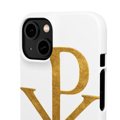 White Chi Rho Snap Case for iPhone – The Way, Truth & Life