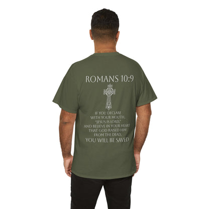 Jesus Is Lord – Men’s Christian Tee (White Lettering)