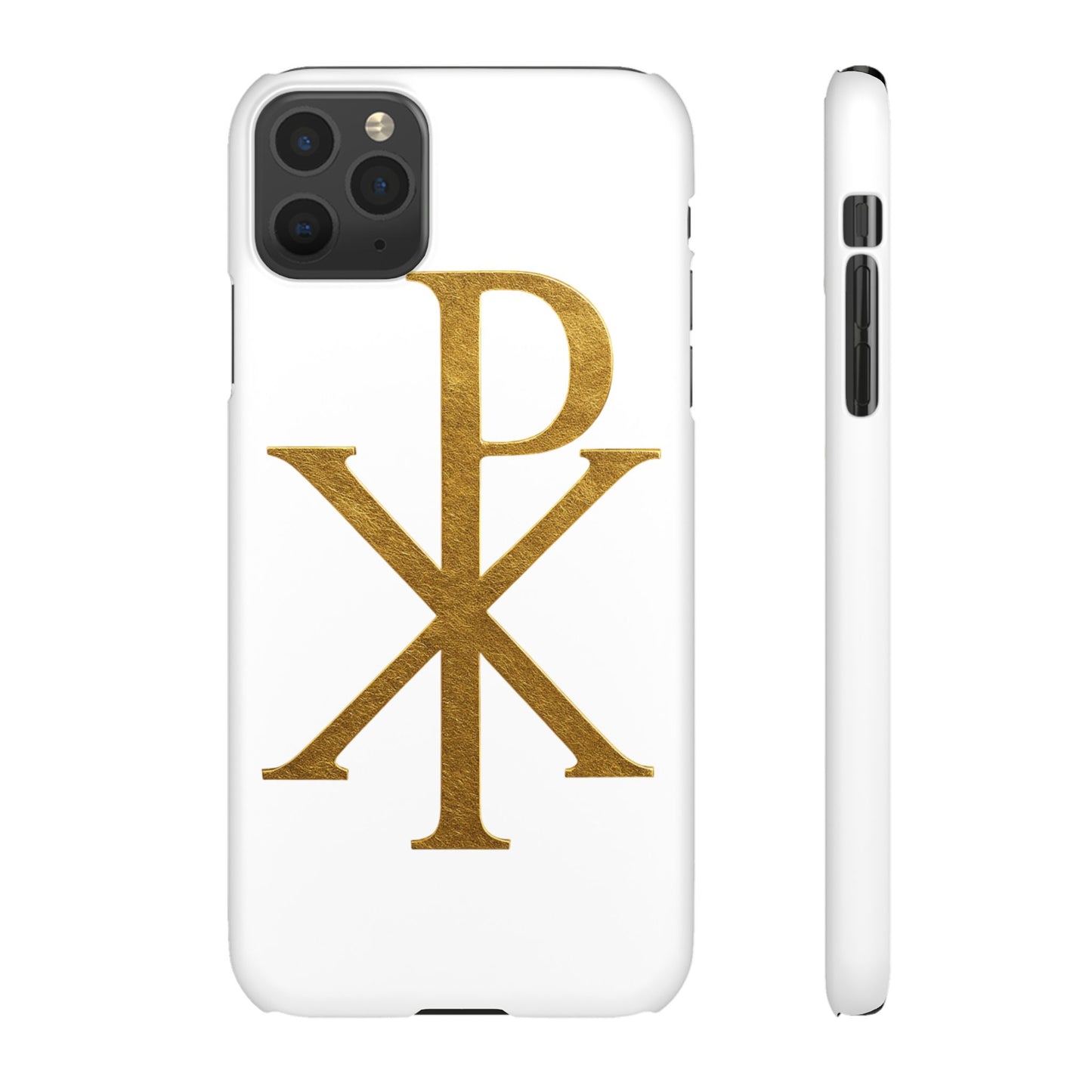 White Chi Rho Snap Case for iPhone – The Way, Truth & Life