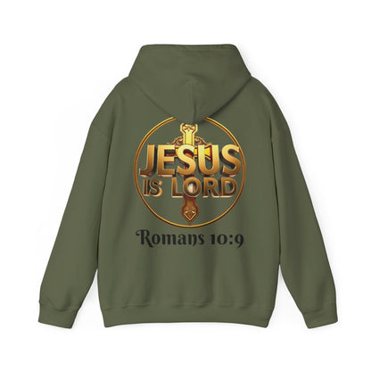 Jesus Is Lord Christian Hoodie – Women’s Bold Faith Streetwear (Dark Lettering)