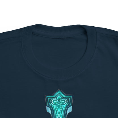 Shine Bright – Toddler Tee with Glowing Cross of Faith