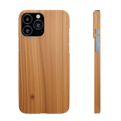 Natural Wood Grain iPhone Snap Case