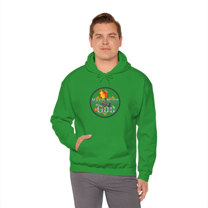 Men’s “Hand Built By God” Christian Hoodie – Bold Faith Identity Pullover