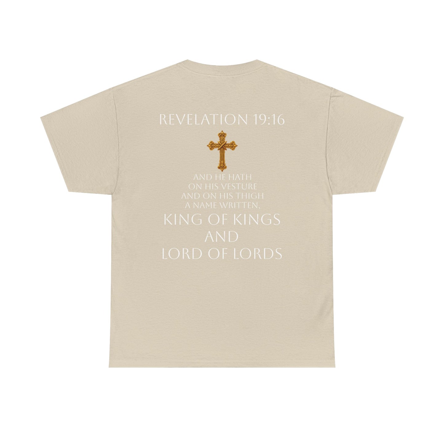 Christ is King Women’s Christian Tee (White Lettering)