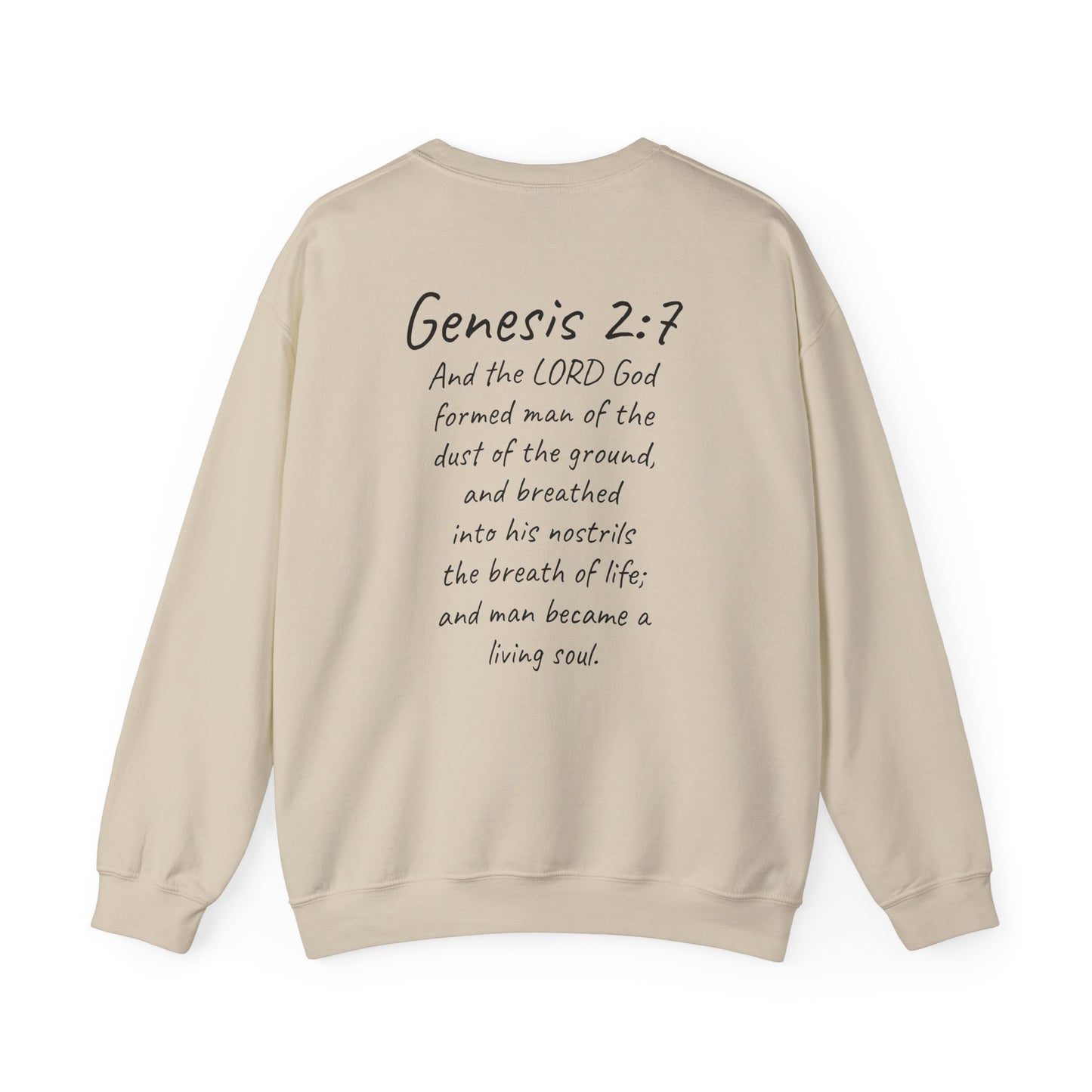 Formed from the Dust (Dark Lettering) - Men’s Christian Sweatshirt