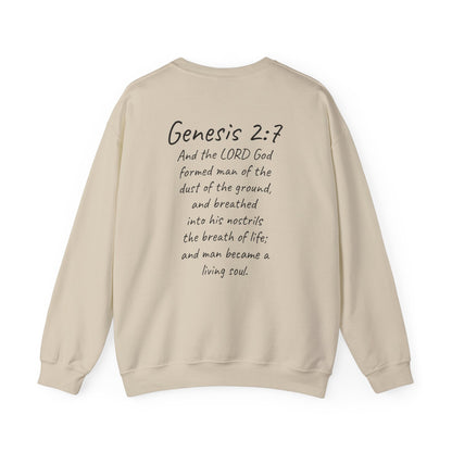 Formed from the Dust (Dark Lettering) - Men’s Christian Sweatshirt