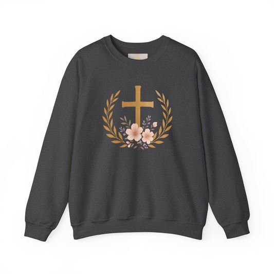 Crowned in Grace – Women’s Christian Sweatshirt