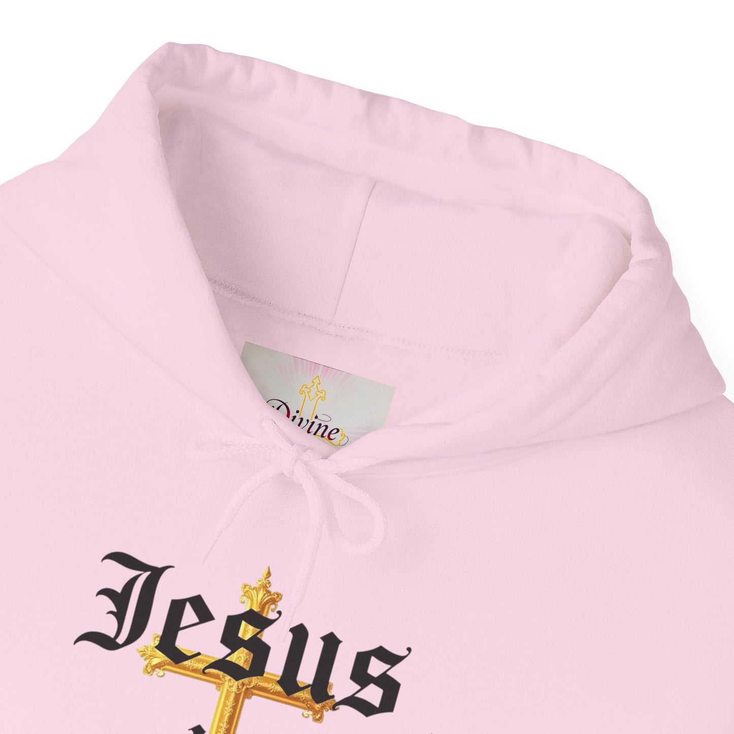 Women’s “Jesus is Lord” Christian Hoodie – Faith Statement Pullover with Cross