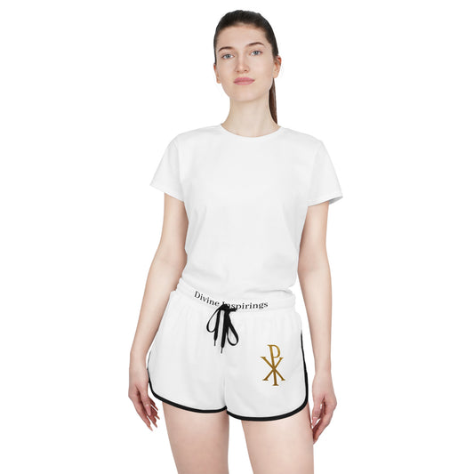 Radiant Faith Women's Shorts with Chi Rho Design
