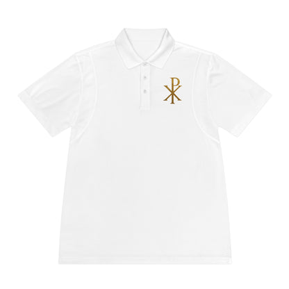 Men’s Chi Rho Polo Shirt – Faith & Heritage in Everyday Wear
