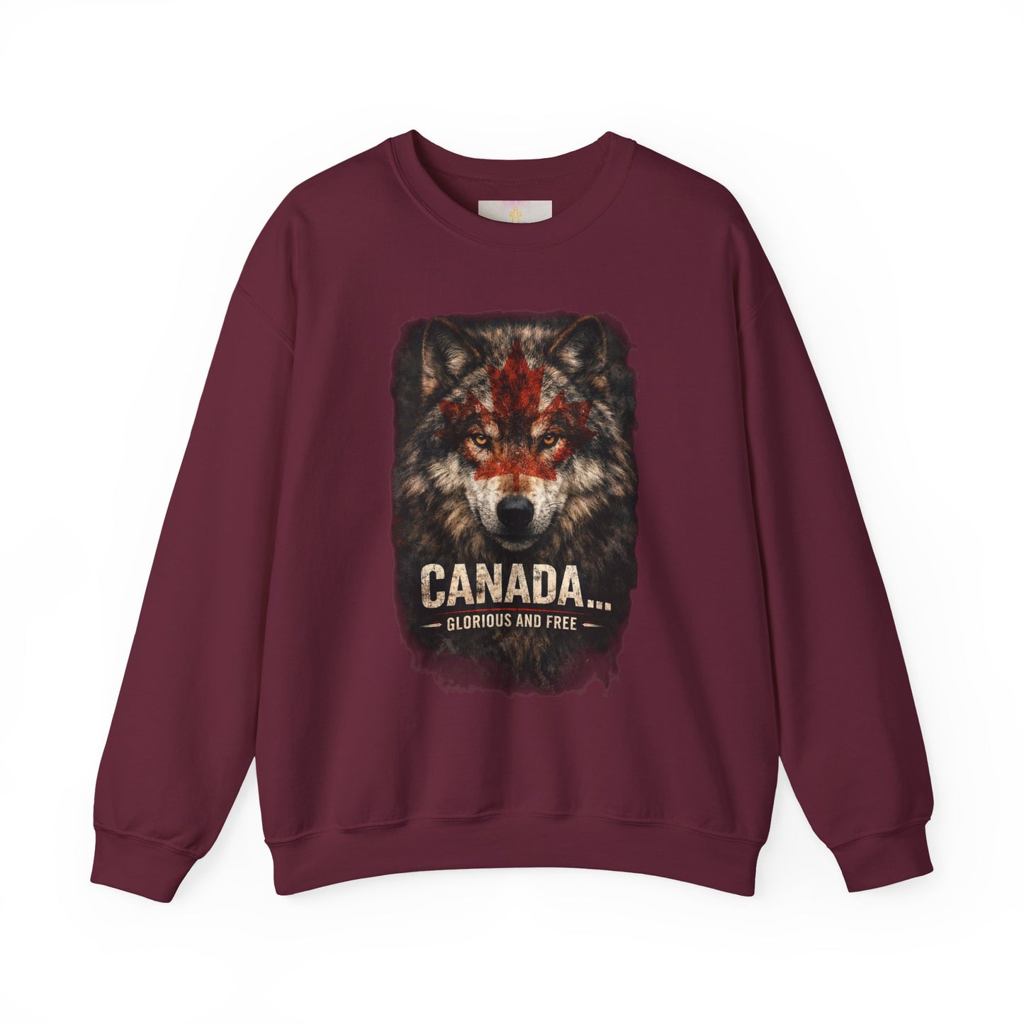 Canada War Paint: Glorious and Free - Women's Sweatshirt