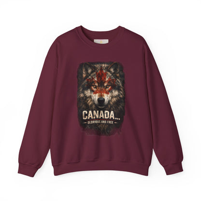 Canada War Paint: Glorious and Free - Women's Sweatshirt