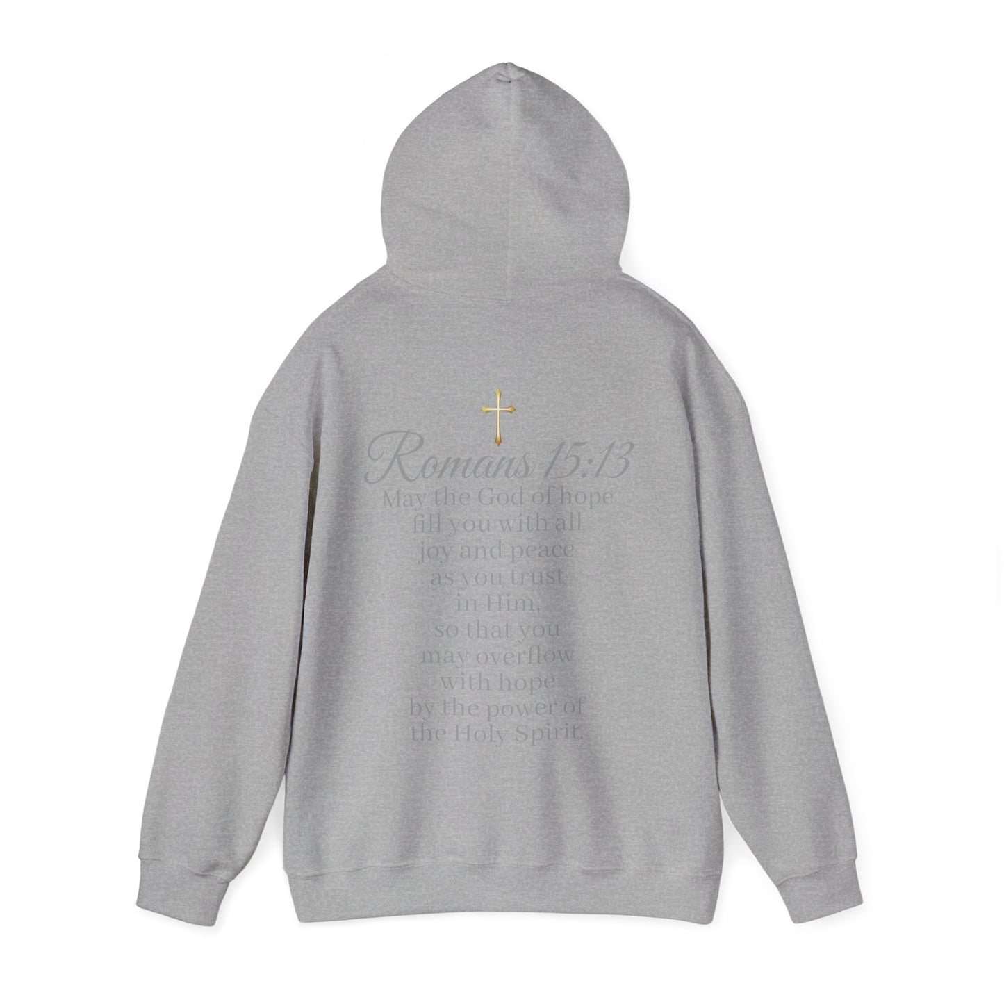 Women’s “Hope” Hoodie – Inspirational Scripture Pullover | Romans 15:13