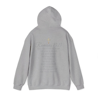 Women’s “Hope” Hoodie – Inspirational Scripture Pullover | Romans 15:13