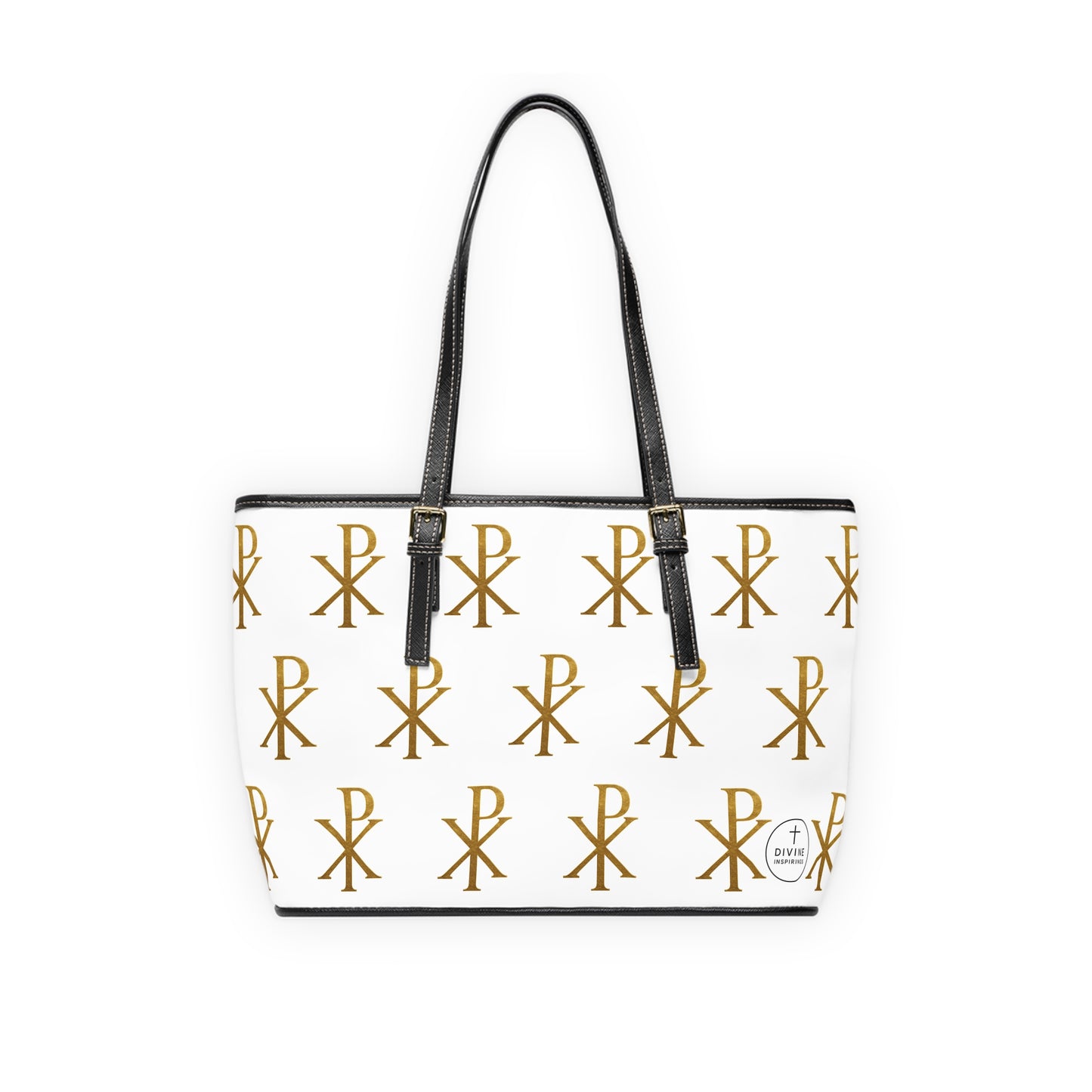 Gold Chi Rho Shoulder Bag – Timeless Elegance with Meaning
