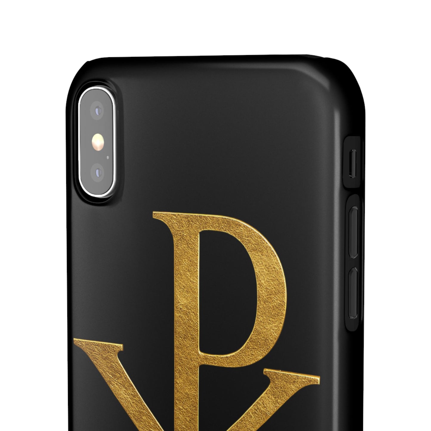 Black Chi Rho Snap Case for iPhone – The Way, Truth & Life