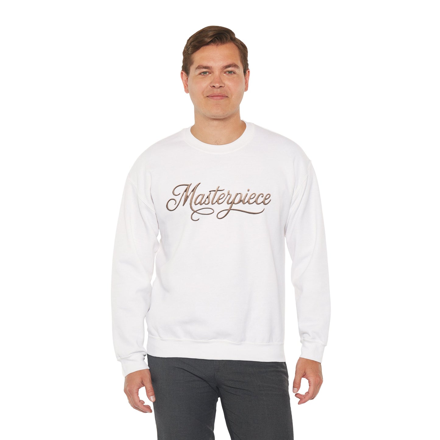 Masterpiece Signature Men’s Sweatshirt – Inspirational Christian Faith Apparel