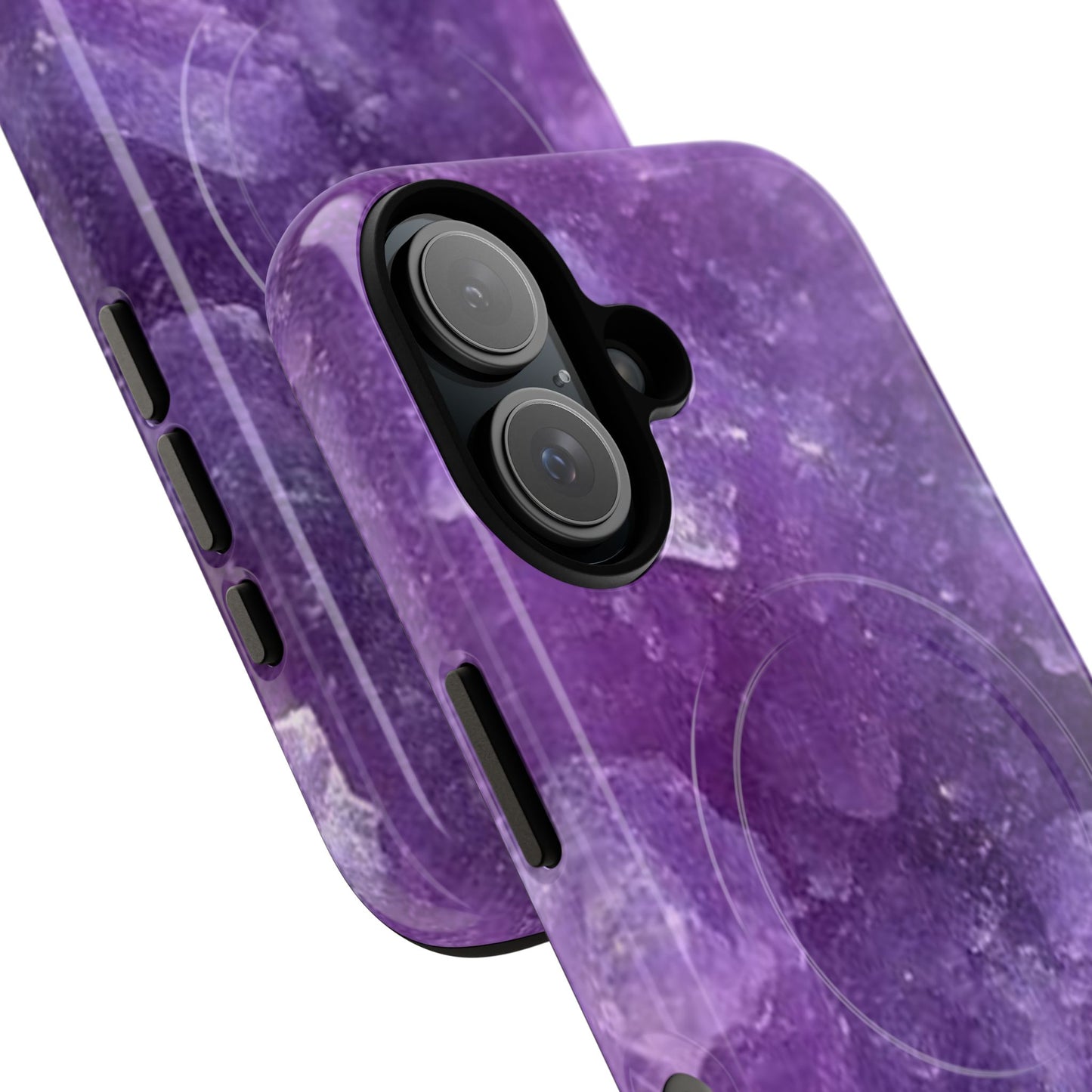 Spiritually Refined – Amethyst Crystal iPhone Magnetic Tough Case