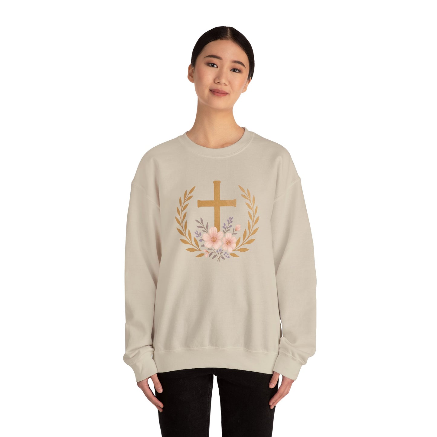 Crowned in Grace – Women’s Christian Sweatshirt