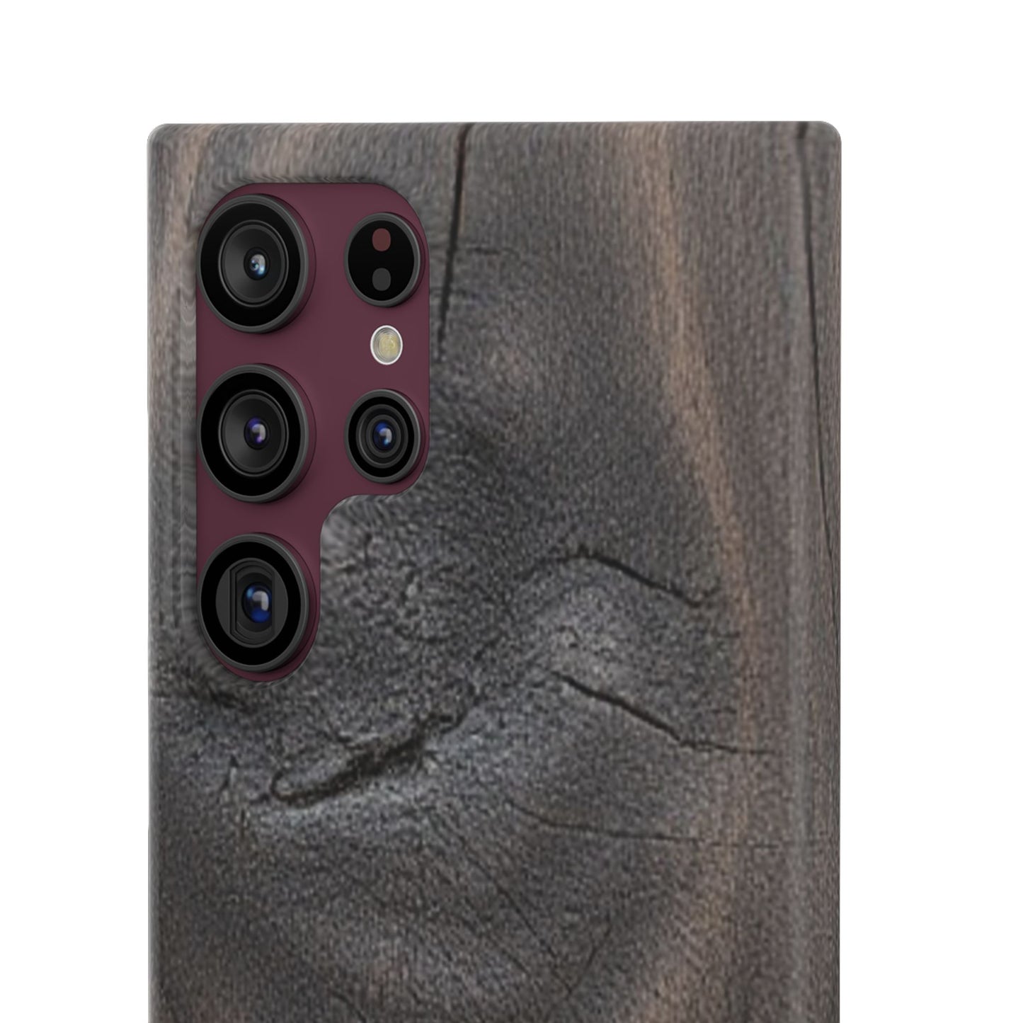 Dark Wood Grain Samsung Snap Case