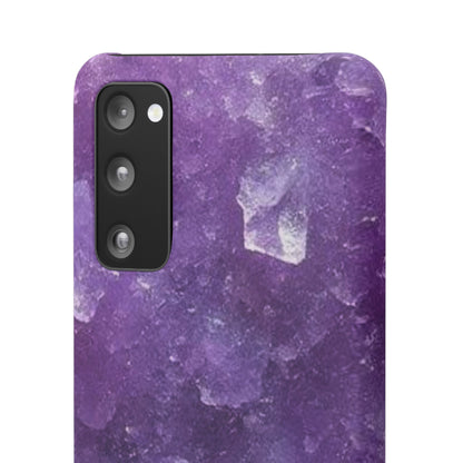 Amethyst Crystal Finish Samsung Snap Case