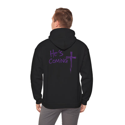 He's Coming, Prepare the Way – Christian Men's Hoodie