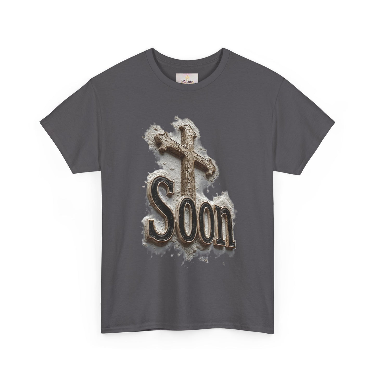 Soon: The Coming King Cross Tee – Men’s Faith Shirt