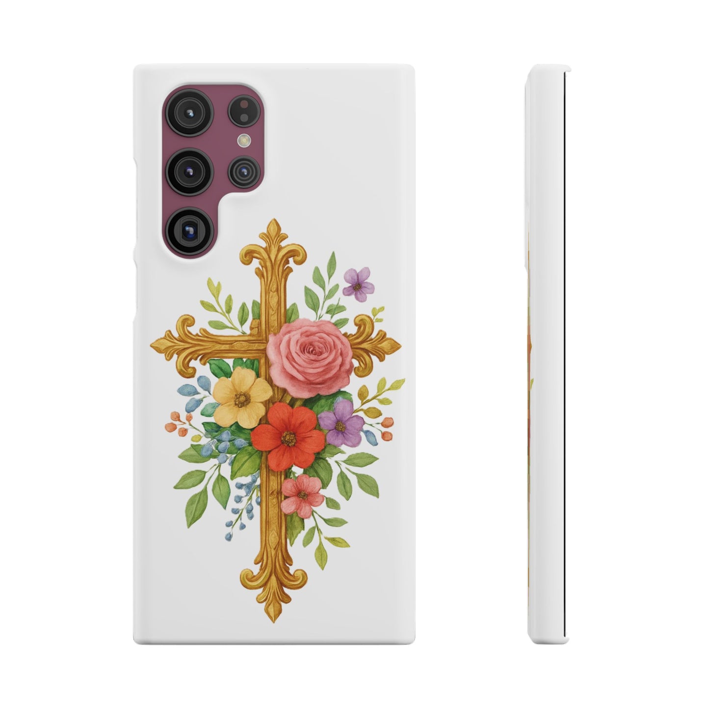 Floral Cross Snap Case for Samsung – Faith in Bloom