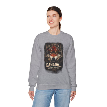 Canada War Paint: Glorious and Free - Women's Sweatshirt