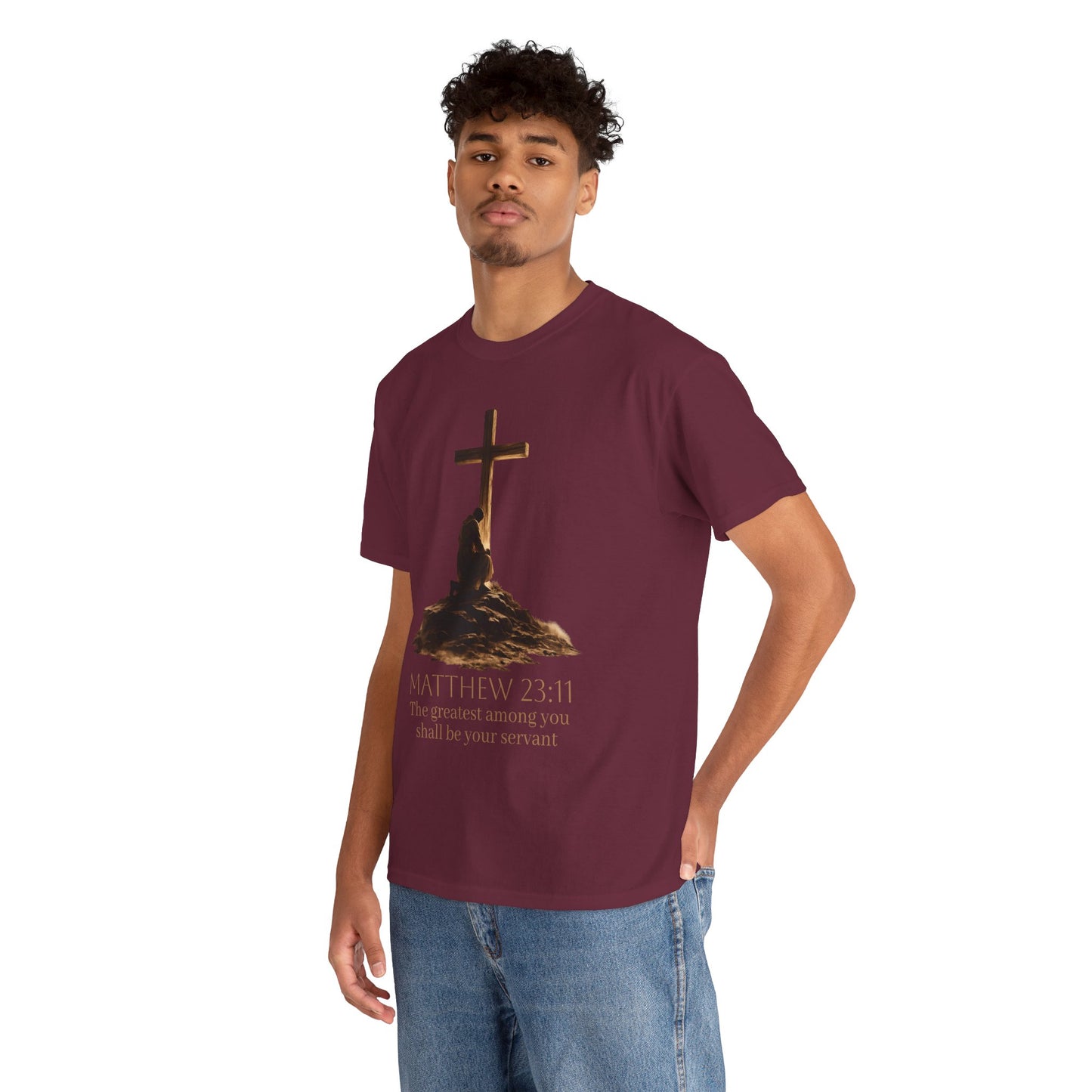 Humble Servant - Men's Christian T-Shirt (Front Design)