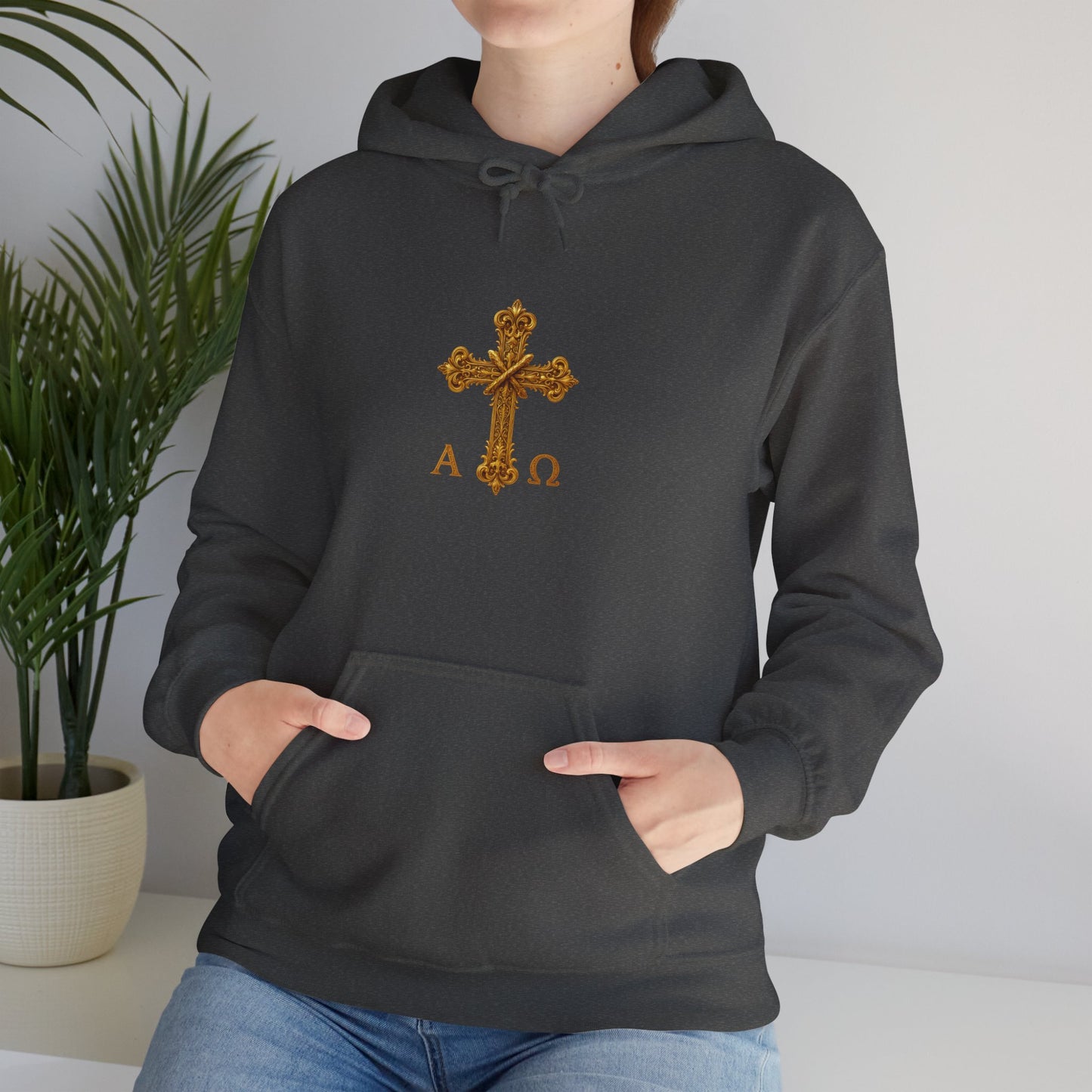 “Soon” Cross Women’s Hoodie – Back Print Christian Declaration