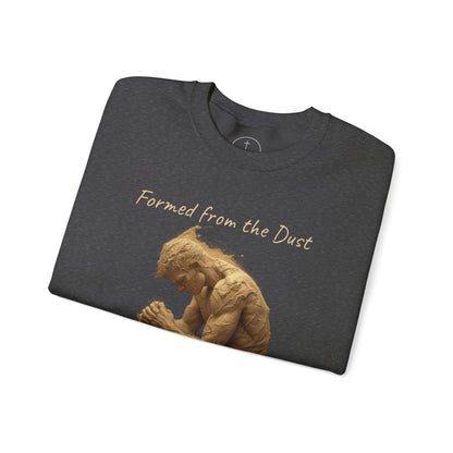 Formed from the Dust (Light Lettering) - Men’s Christian Sweatshirt