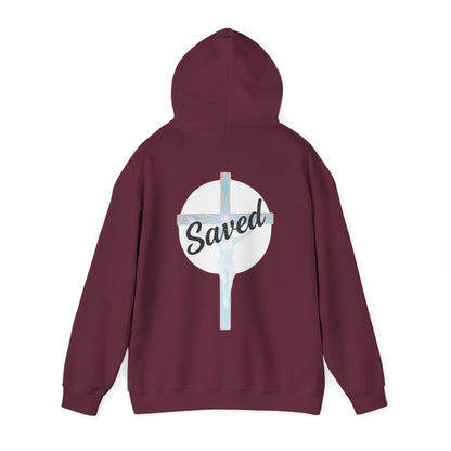Redeemed & Saved – Women’s Christian Cross Hoodie