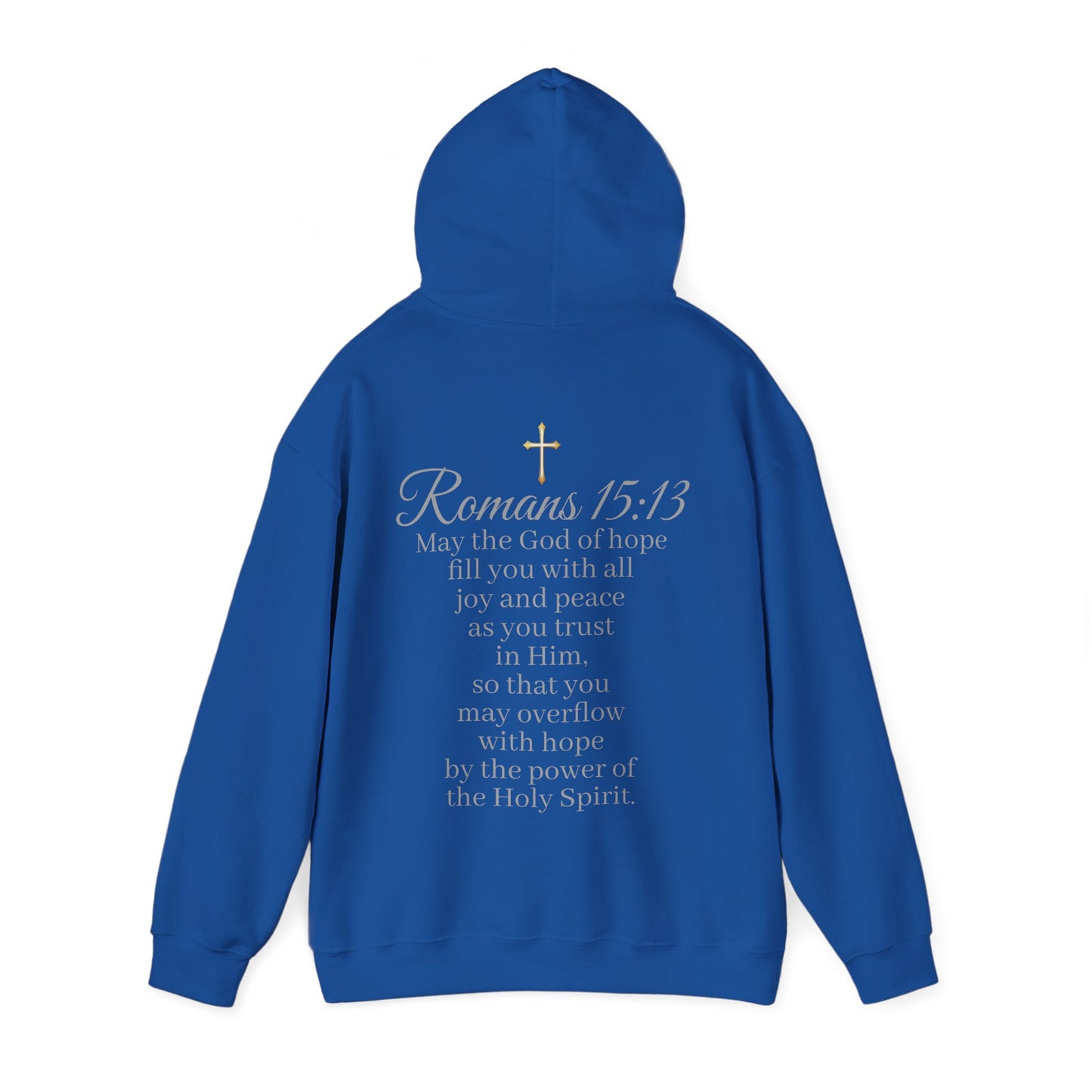 Women’s “Hope” Hoodie – Inspirational Scripture Pullover | Romans 15:13