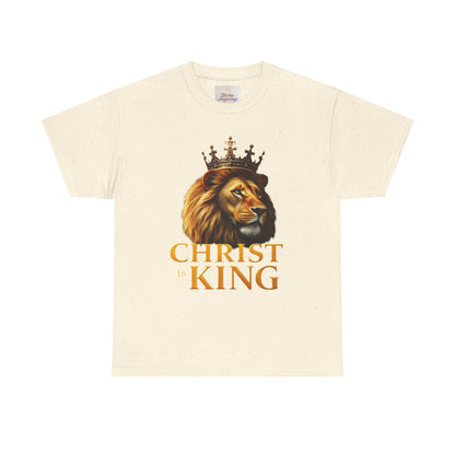 Christ Is King – Lion & Cross Women’s Christian Tee