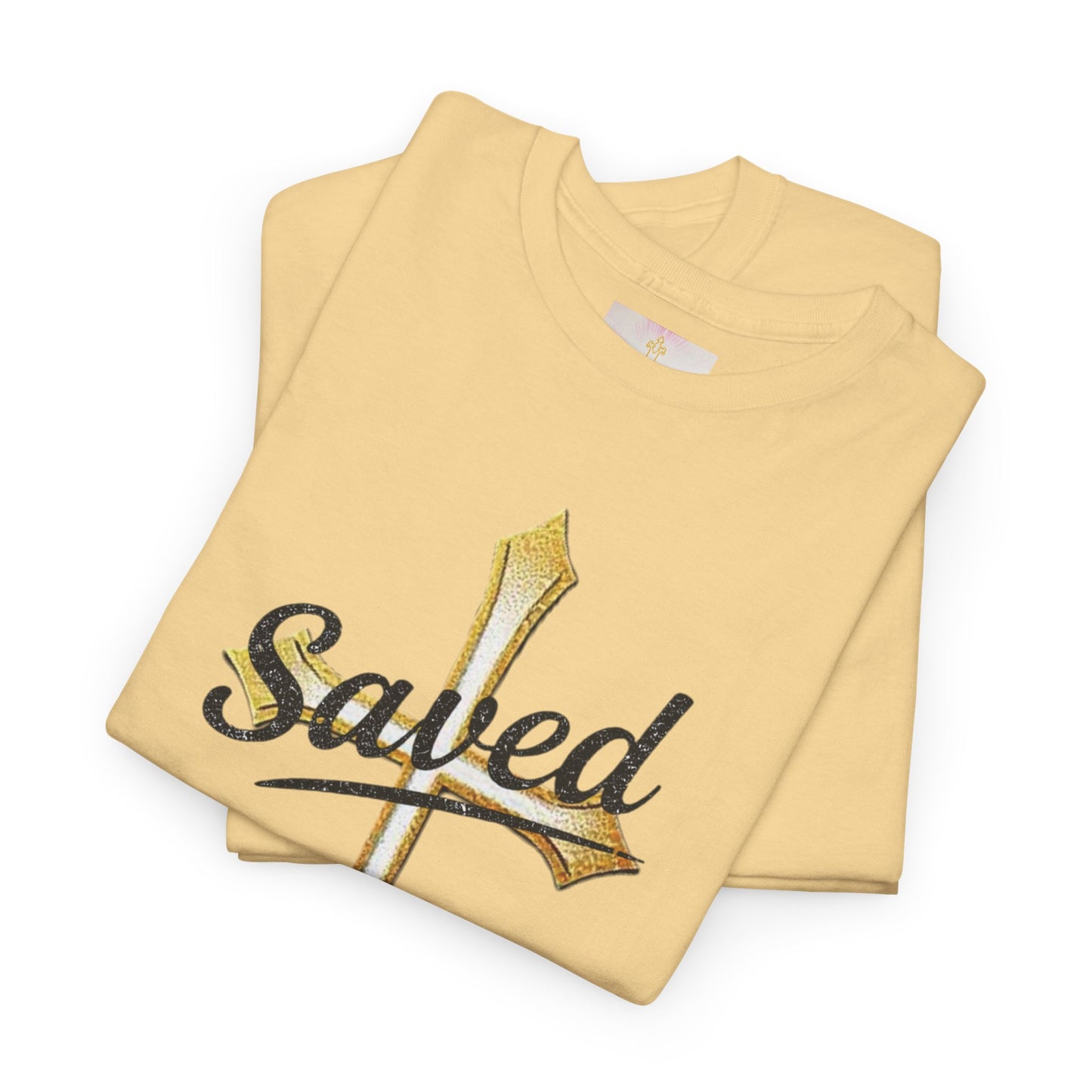 Saved Men's Tee – Christian Faith Apparel with Bold Design