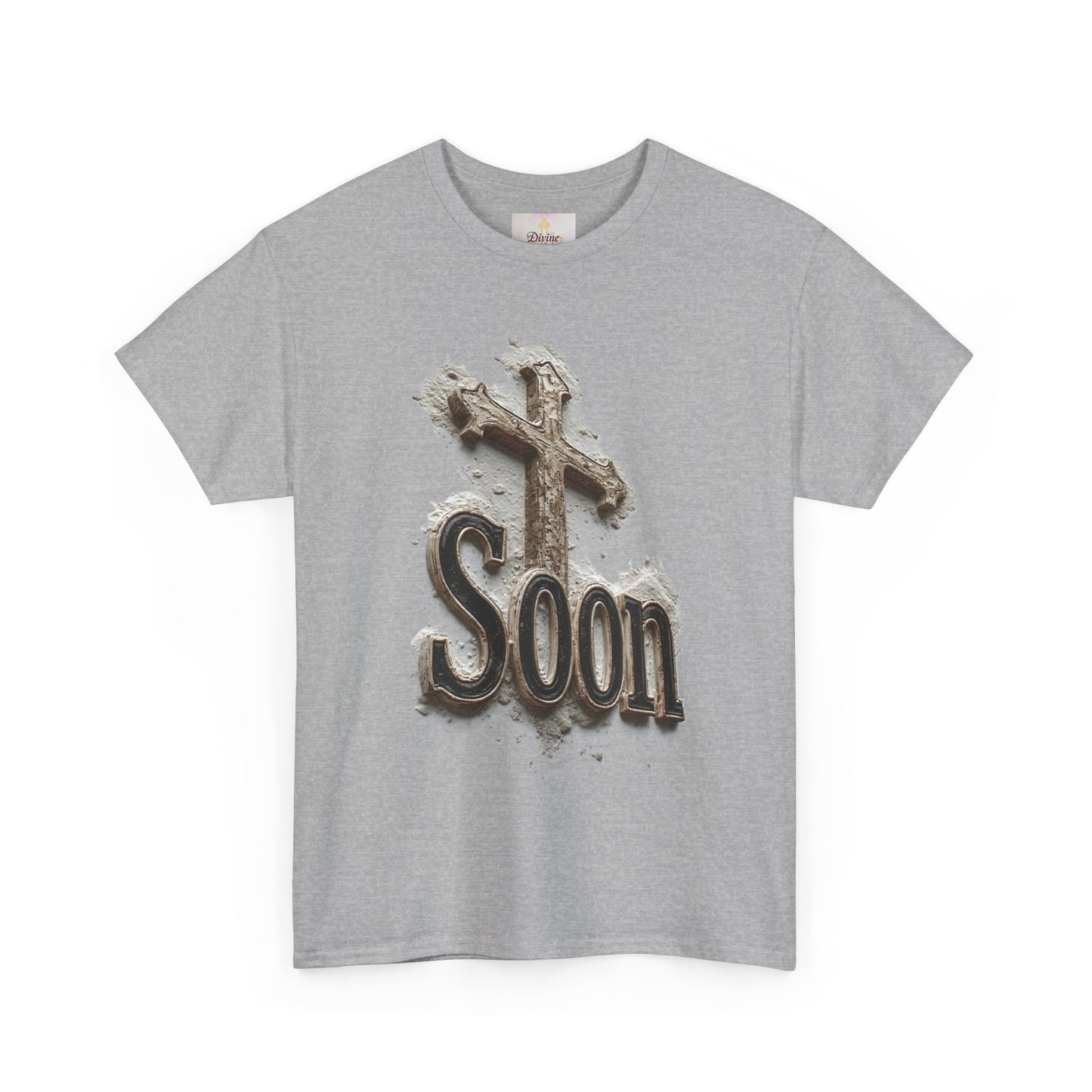 Soon: The Coming King Cross Tee – Men’s Faith Shirt