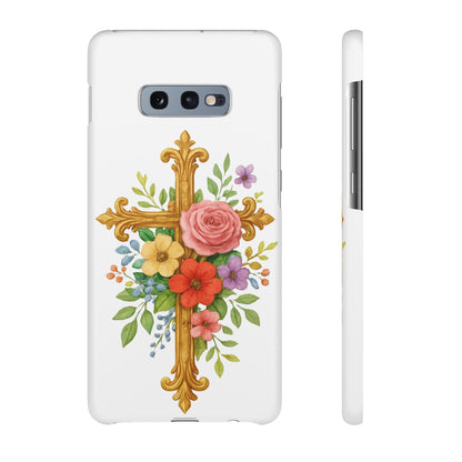 Floral Cross Snap Case for Samsung – Faith in Bloom
